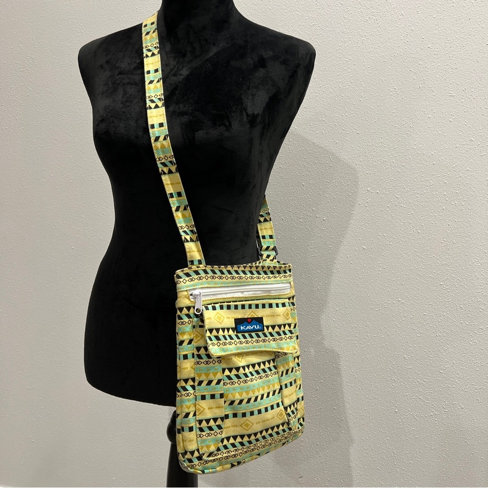 Kavu Crossbody Adjustable Strap Canvas Bag Purse